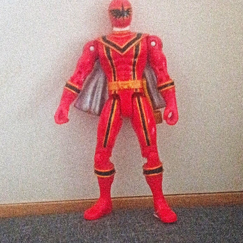 Bandai power rangers red - power,