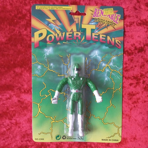 Vtg 1990s power teens green - vtg,