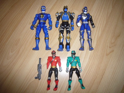Five power rangers action - five,